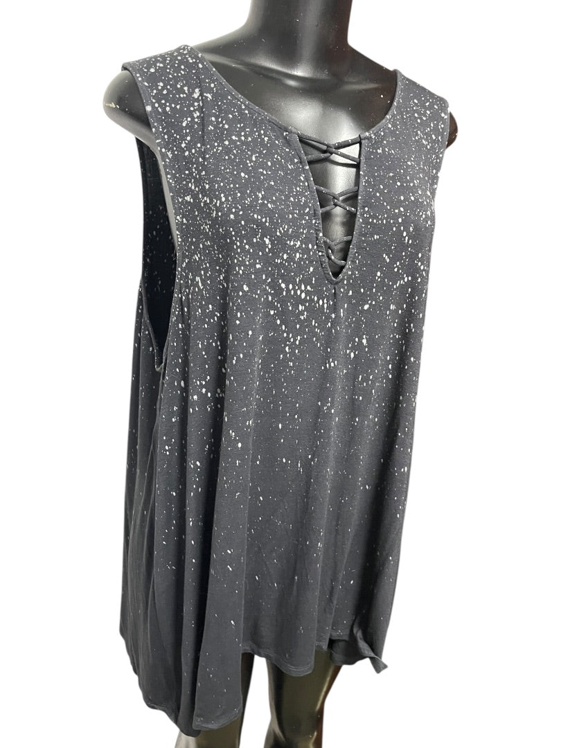 XXL American Eagle Outfitters Soft & Sexy Tank Splatter Pattern Womens Tunic Tank