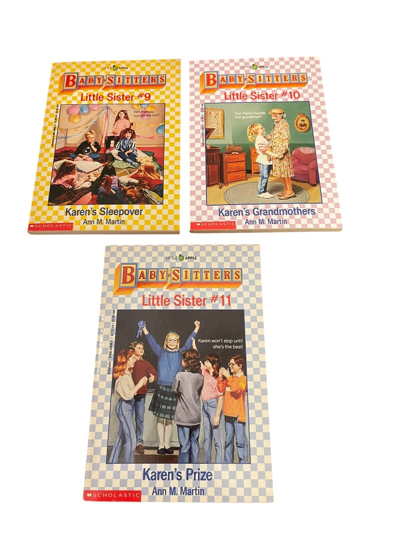 Set of 11 Baby Sitters Little Sister #1-11 Ann M Martin Paperback