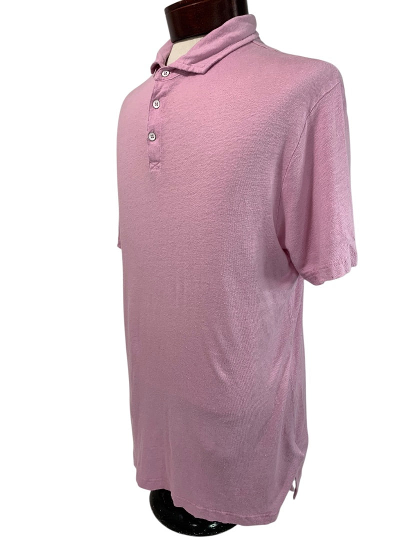 Medium Rodd & Gunn Mens Sports Fit Golf Polo Shirt Linen Blend Lavender