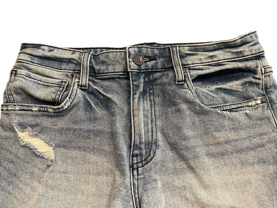 Size 4 KUT From the Kloth Distressed Denim Jean Shorts Womens