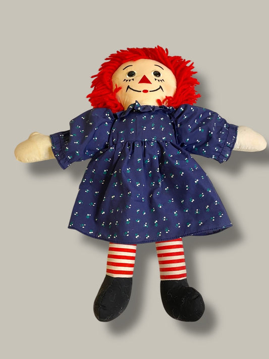 Vintage Dakin Raggedy Ann Doll Ragdoll 18" 85th Anniversary