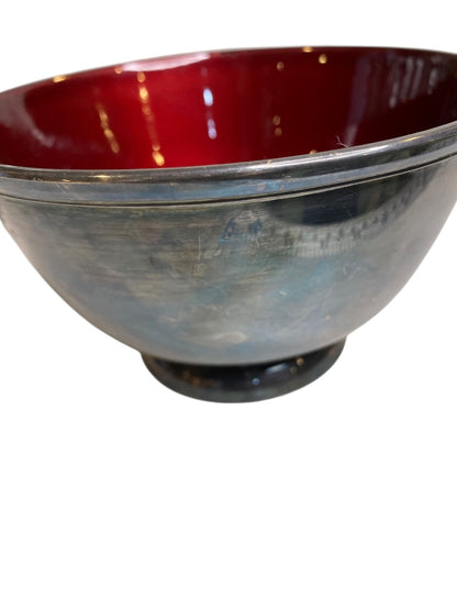 Towle Presentation Bowl Silverplate Over Copper 1973 Schering Joseph J Ingolia 6"