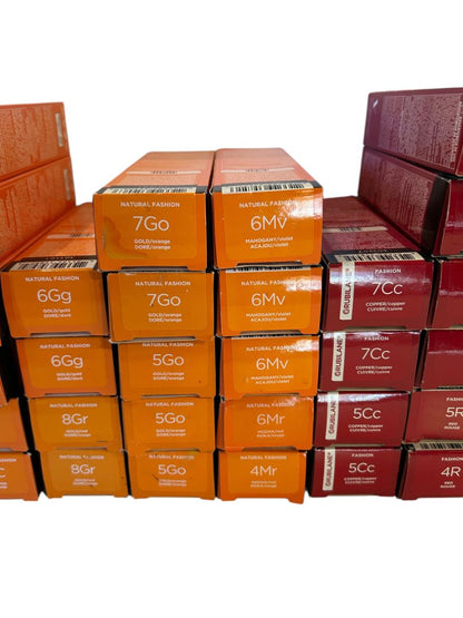 Lot of 48 Redken Color Fusion Hair Colors 2.1 oz New Fashion Copper Gold Brown Reds