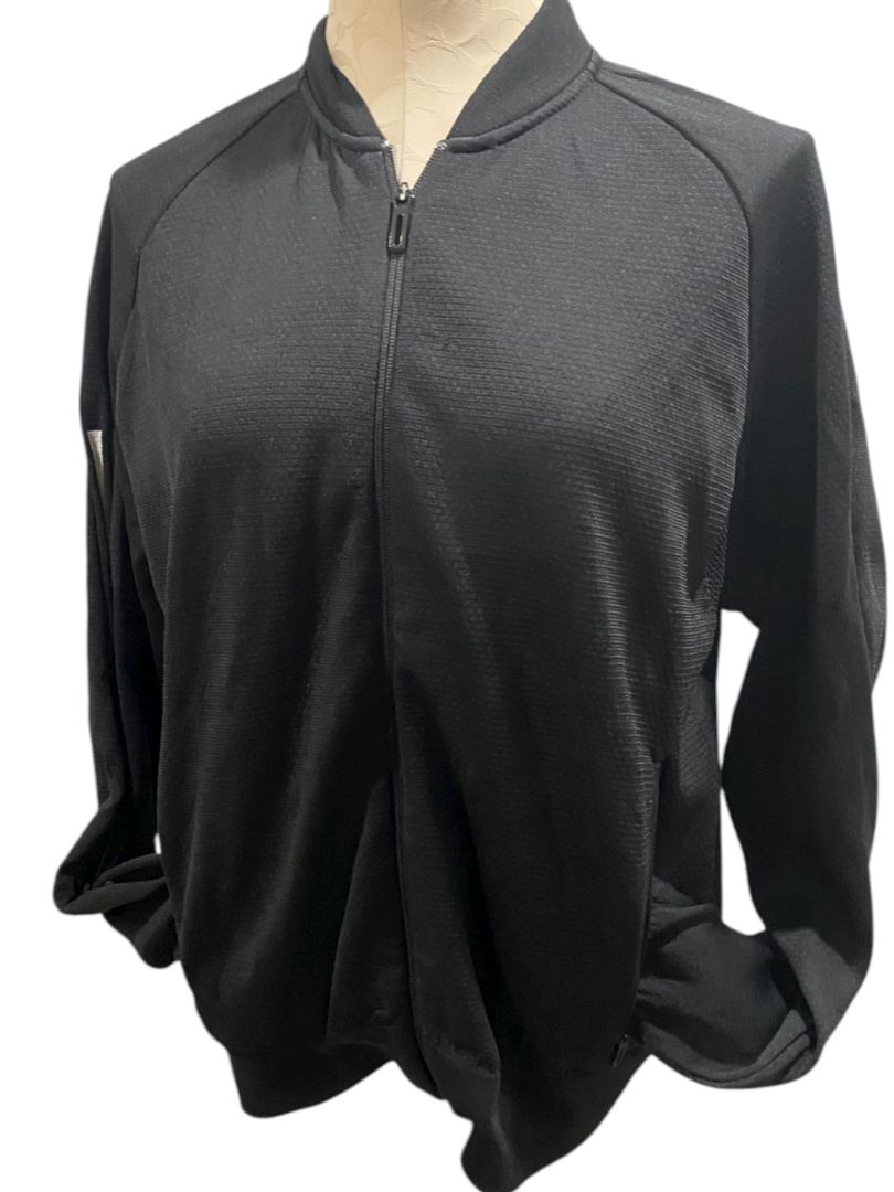 Size Large Adidas Womens Zip Up Jacket CF0334 ID Knit Bomber