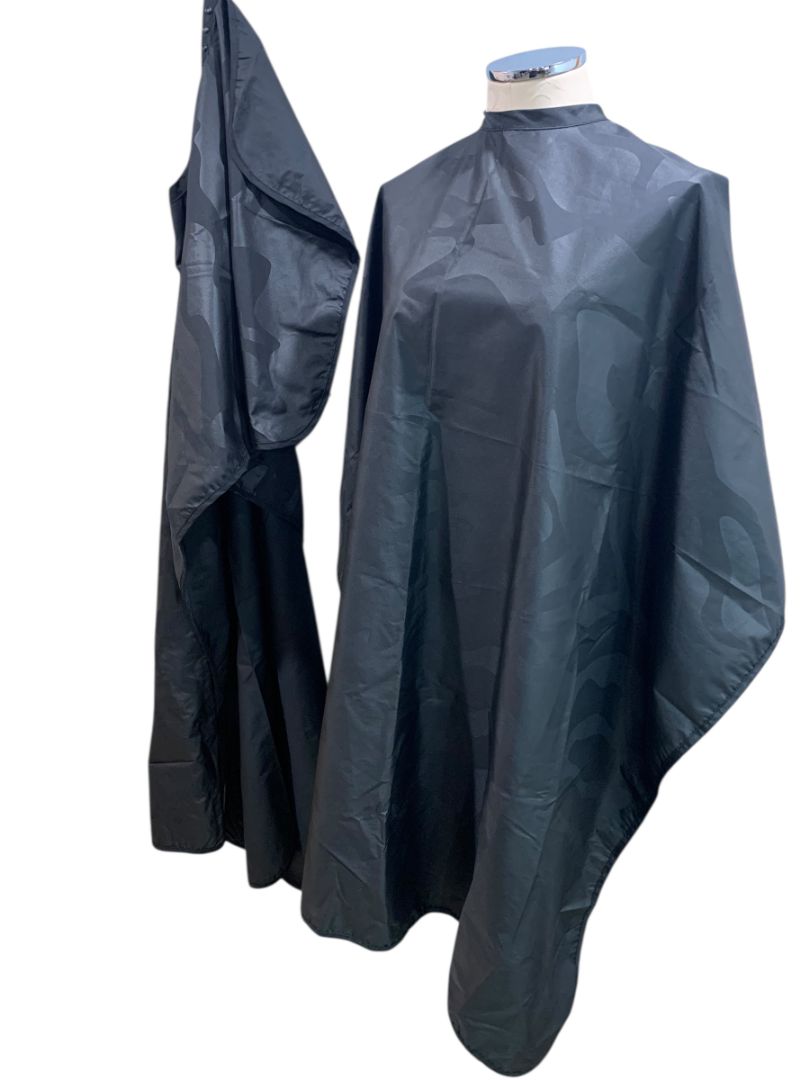 Set of 2 Betty Dain Hair Styling Capes Bleachproof All Purpose Black Style 530