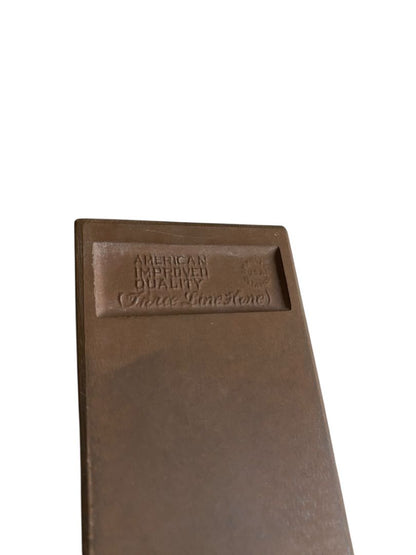 Vintage The American Hone Sharpening Stone The Three Line Hone USA Lather or Dry