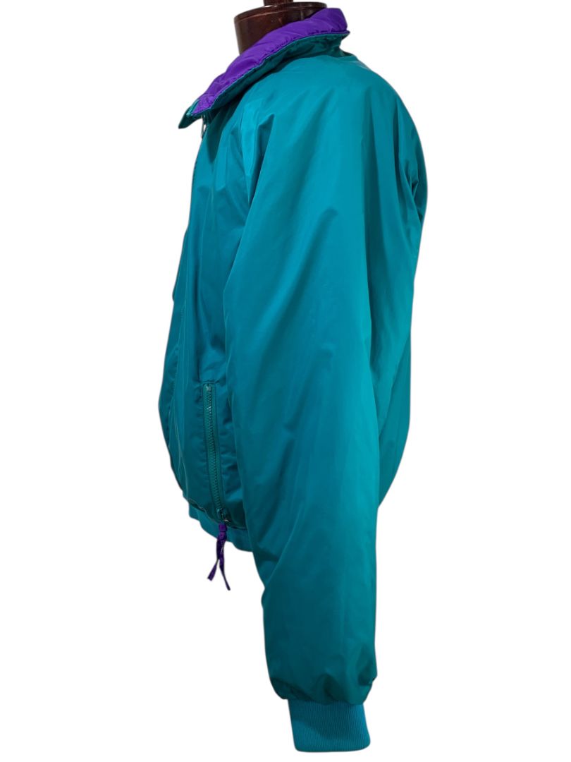Size XL Columbia 1990s Reversible Mens Ski Jacket Teal Purple