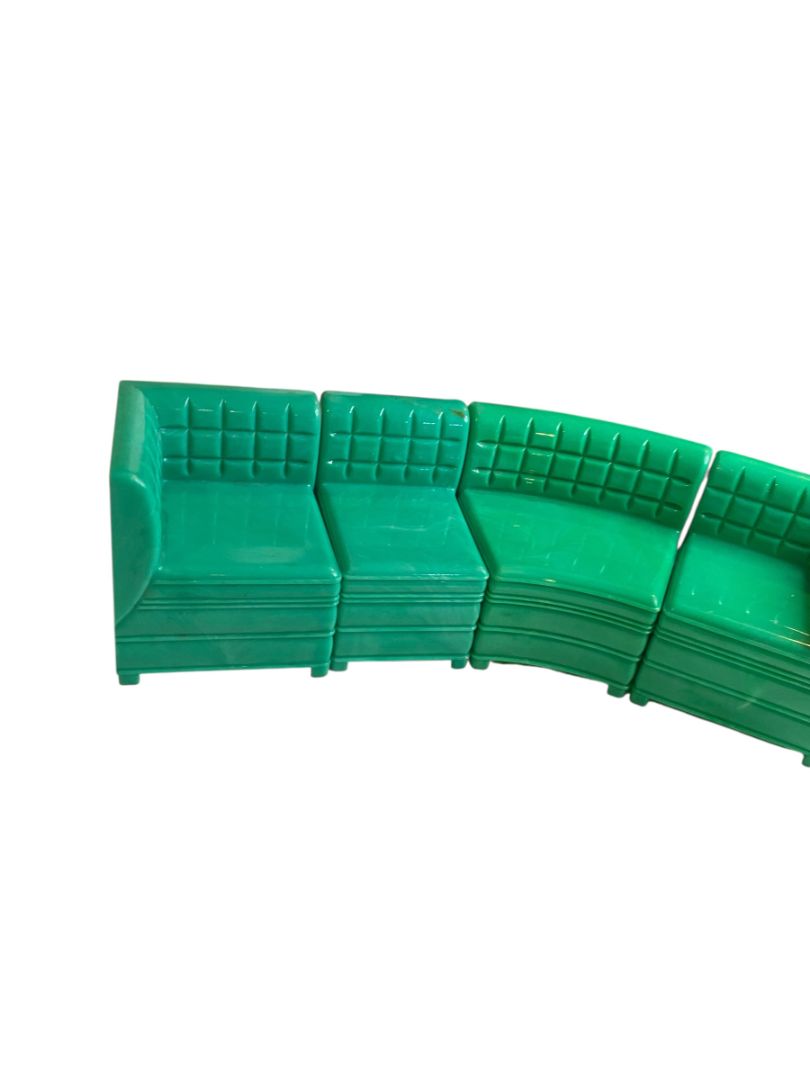 1960s IDEAL Young Decorator Modular Couch Sofa Dollhouse Miniature Sectional