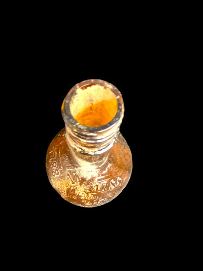 1955 Armstrong Amber Glass Bottle Carstairs 1788 Whiskey Empty D126