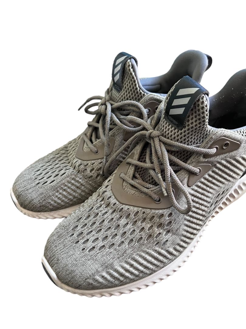 Size 8 Adidas Womens Alphabounce Sneakers Green Running Shoes BW1191