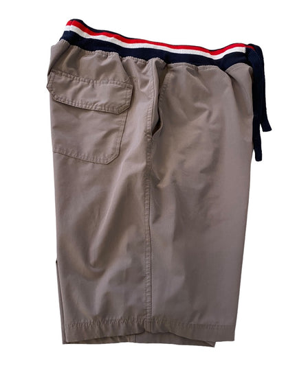 36 Free Planet Men's Pull On Shorts Pockets Stretch Polyester Knit Drawstring Waistband