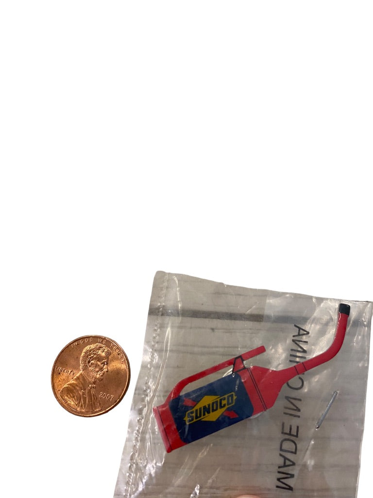 Sunoco Lapel Pin New Race Car Fuel 2" Can Red Promtional