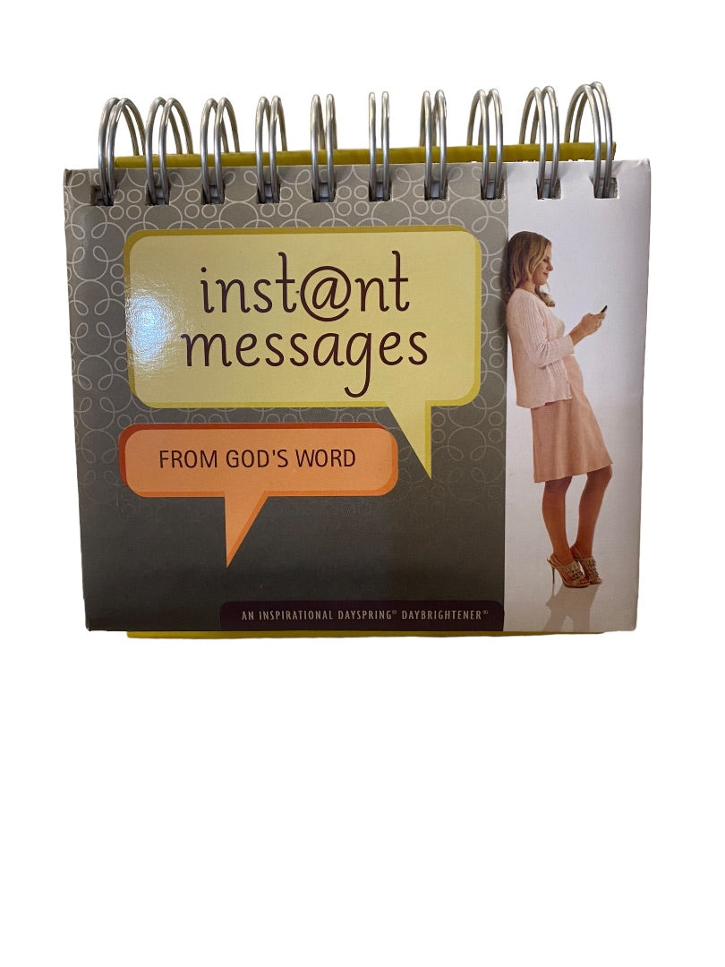 DaySpring Instant Messages from Gods Word Tabletop Spiral Bound Day Brightener