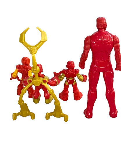 Assorted Iron Man Spiderman Action Figure Toys 2.2"-6" Plastic Super Hero