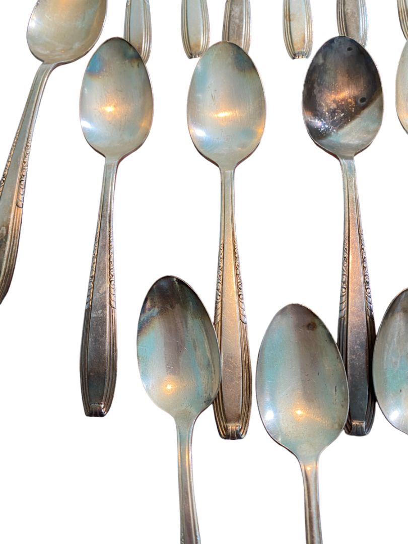 Harmony House Serenade Vintage Silver Plate 36 Piece Set