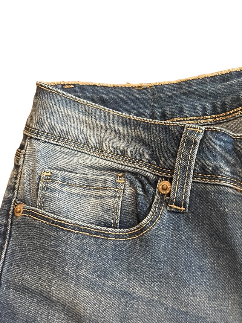 Sie 7 Raw Original Junior Womens Distressed Skinny Jeans Stretch Denim