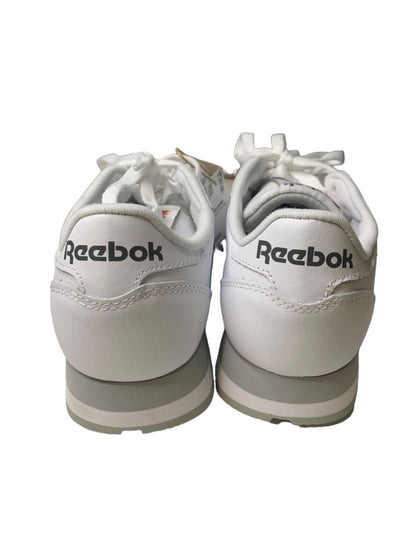 Size 7 Reebok Mens New Classic White Leather Sneaker GY3558 Lace Up Running