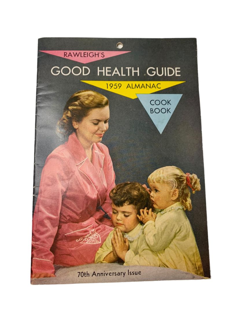 Rawleigh's 1959 Almanac Good Health Guide Cook Book Pamphlet 70th Anniversary Issue