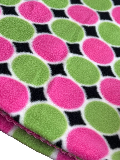 New Buckhead Betties Fleece Polka Dot Blanket 4'x5'