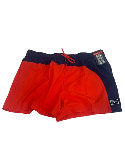 XXL Speedo Mens New Swim Trunks High Risk Red UPF 50+ Protection Eco 4-Way Comfort Stretch