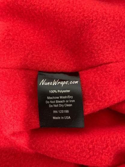 One Size Nuna Wrap New Red Fleece Hug Shawl Travel Nursing Comfort