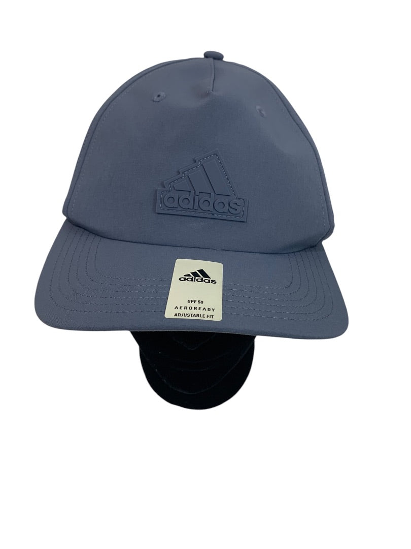 Adidas Mens New Sport Snapback Hat High Crown Blue UPF 50