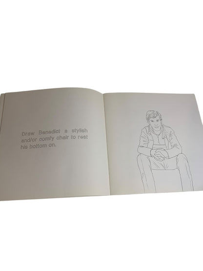 Colour Me Good Benedict Cumberbatch Paperback Coloring Book