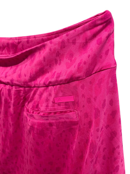 XL Adidas Womens New Print Golf Skirt Skort Fuchsia HY4096