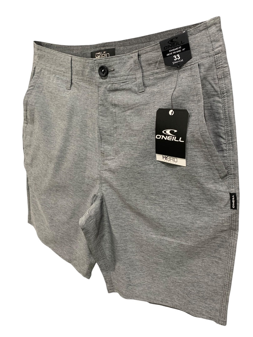 Size 33 O'Neill Mens New Hybrid Drifter Shorts Standard Fit Gray