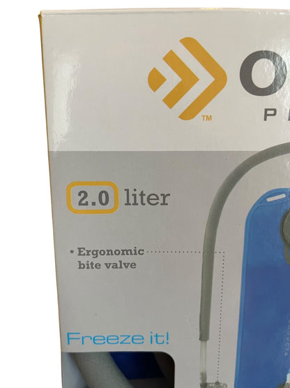 Outdoor Products Blue 2L Cool Gel Reservoir Bottle Quick Release Hose NEW