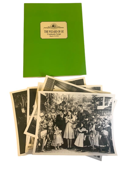 The Wizard of Oz Reproduction of Continuity Script with 5 Photos