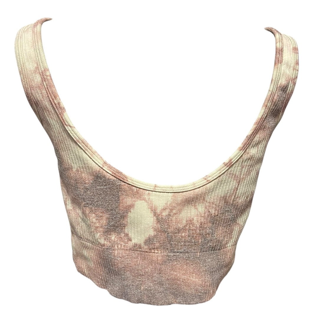 Large Mono B Ribbed Sports Bra Tie Dye Style AT3168