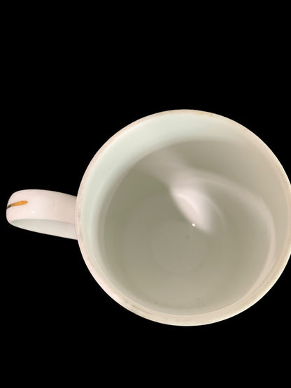 1981 Norman Rockwell Porcelain Pedestal Mug "Hide Your Eyes" The Danbury Mint