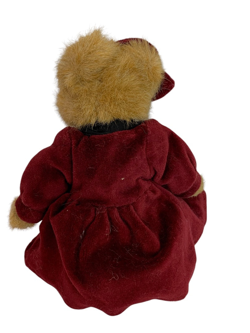 Boyds Bears Plush Jointed 1990s Red Velvet 6 Inch Articulated