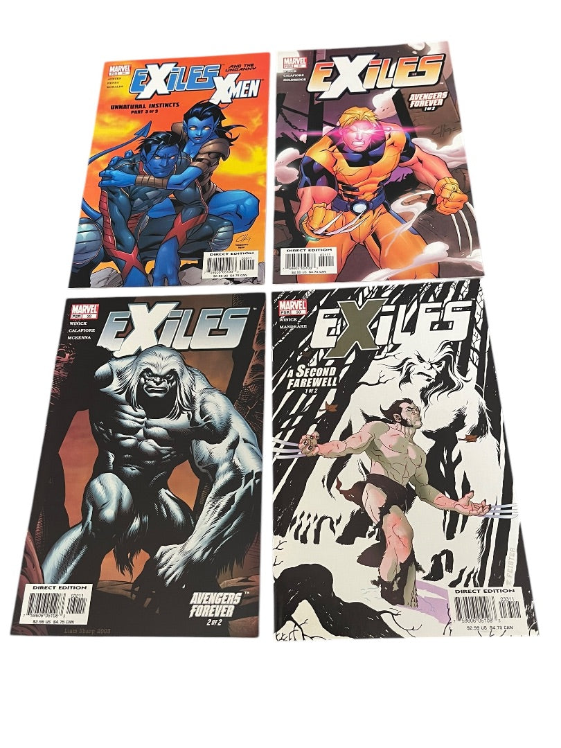 Marvel Exiles #30-46 Austen Henry Morales Winick Calafiore
