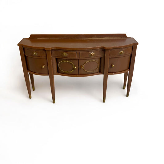 1960s Marx Any Room Dollhouse Miniature Furniture 1:18 Buffet Sideboard