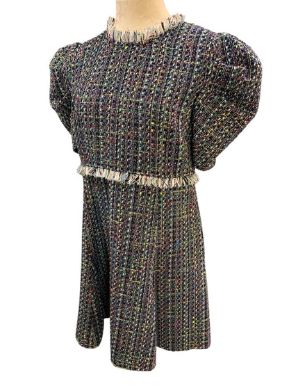 Large Fate Amelia Tweed Dress A-Line New Tulips