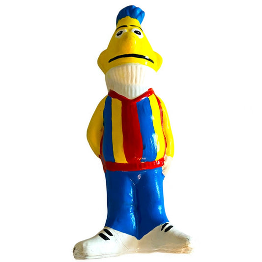 1980s Hand Painted Sesame Street Bert Ceramic 5.75 Inch Repaired