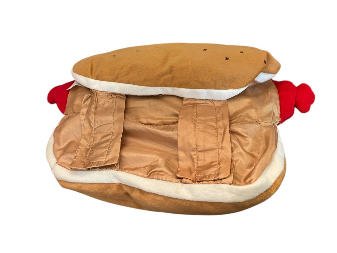 Hotdog In Bun Dog Halloween Costume Velcro Adjustable Medium