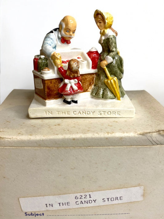Sebastian Miniatures In the Candy Store Signed Figurine Vintage 6221