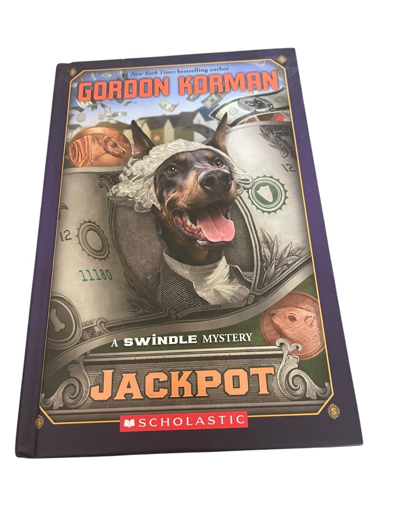 Lot of 3 Gordon Korman Showoff Jackpot Zoobreak Scholastic Hardback