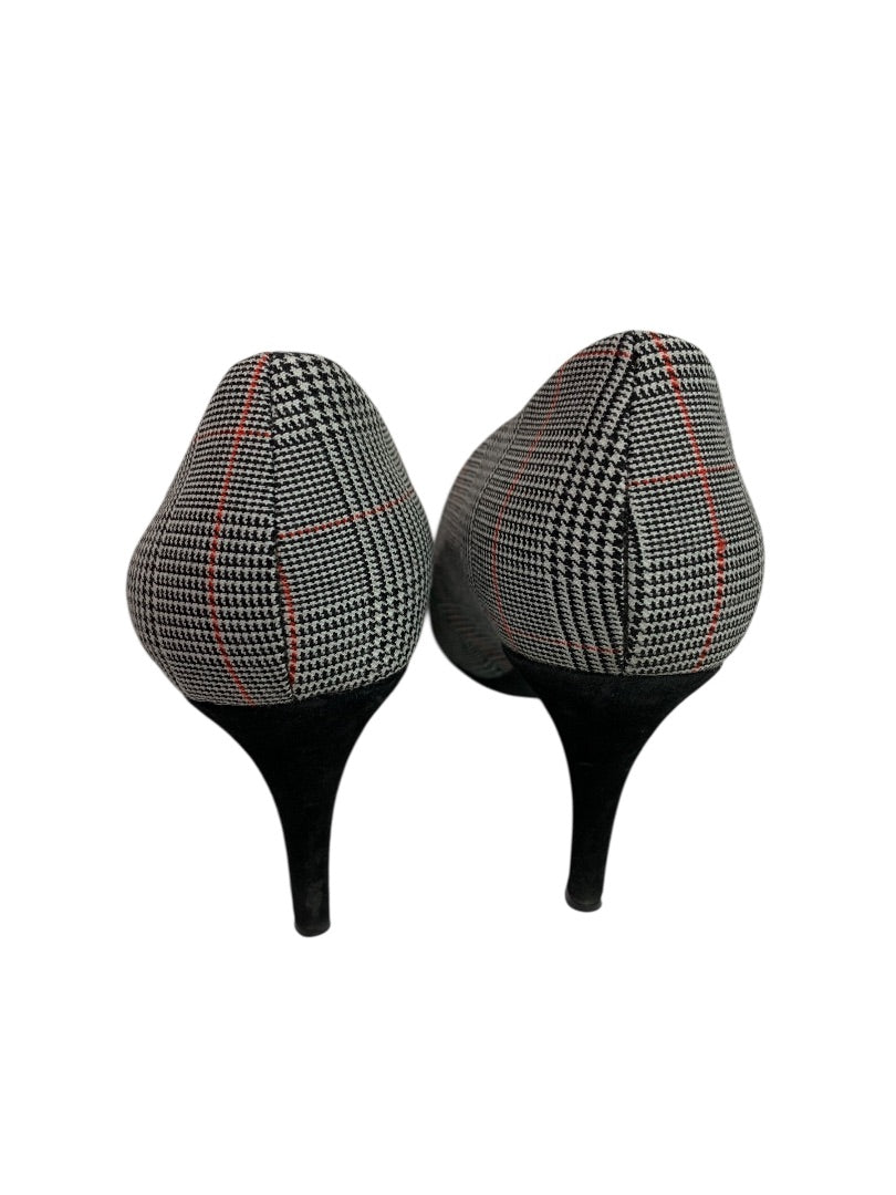 Size 6 Aerosoles Womens Plaid Black Heels Deal Breaker 3 Inch