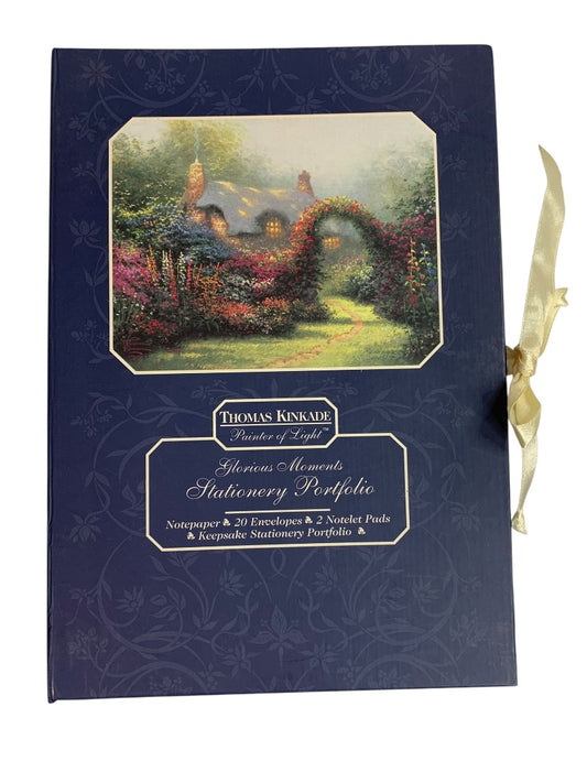 Thomas Kinkade Glorious Moments Stationery Portfolio Notepaper Envelopes Notelets