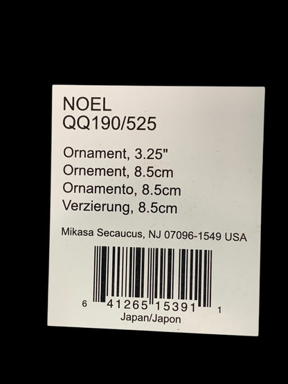 Mikasa Crystal Ornament Christmas Tree 3.25" QQ190/525 with Box