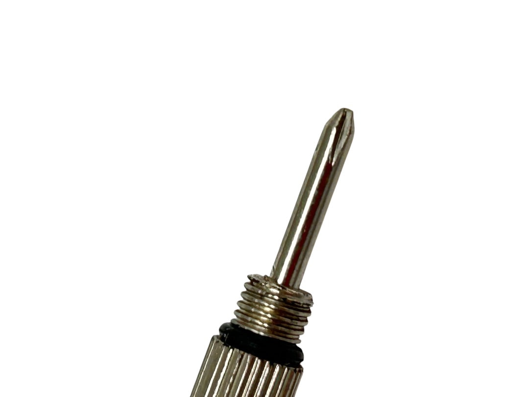Small Tiny Screwdrivers Silvertone Keychain 4" Keyring