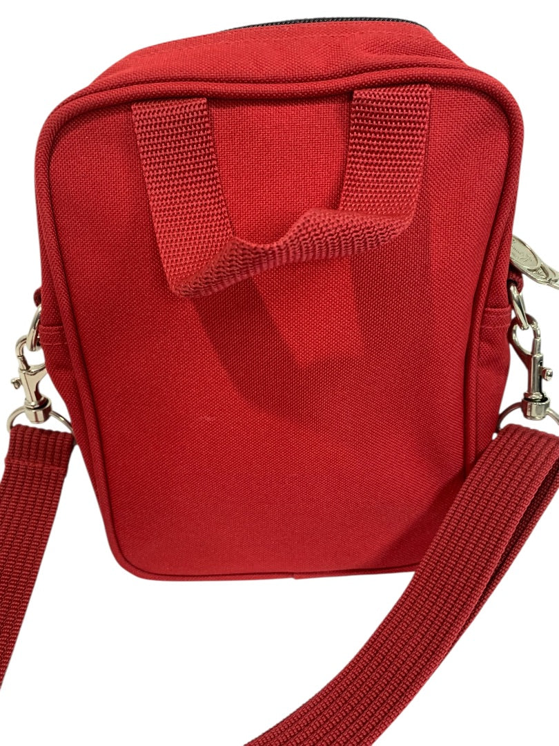 Ricardo Beverly Hills Crossbody Travel Bag Red Organizer