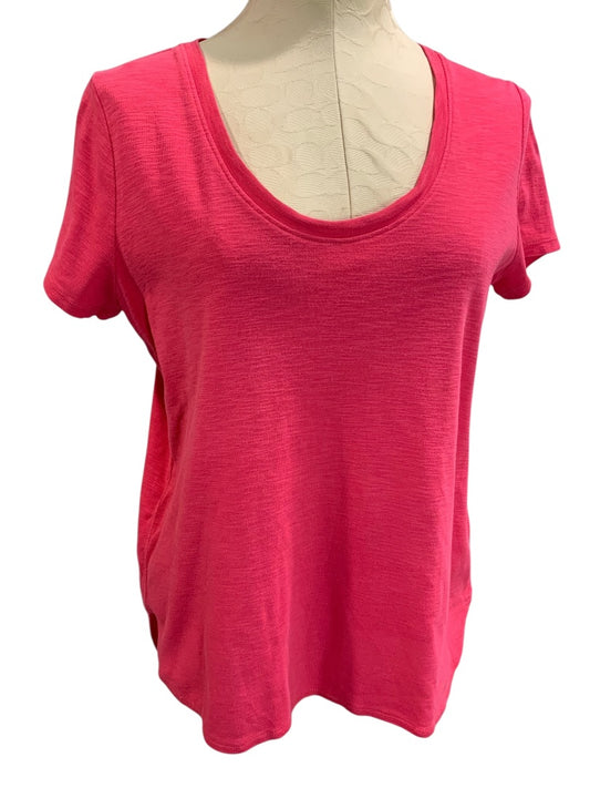 Medium Tommy Bahama Womens Hot Pink Tshirt Tunic Hi Lo Hem