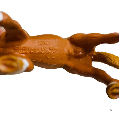 1997 Safari LTD Plastic Horse Figurine Chestnut Mare 4 Inch