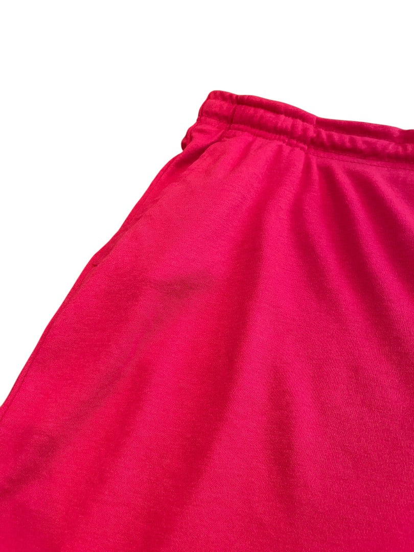 6X 42/44 Woman Withing Elastic Waist Drawstring Knit Capri Pants Red