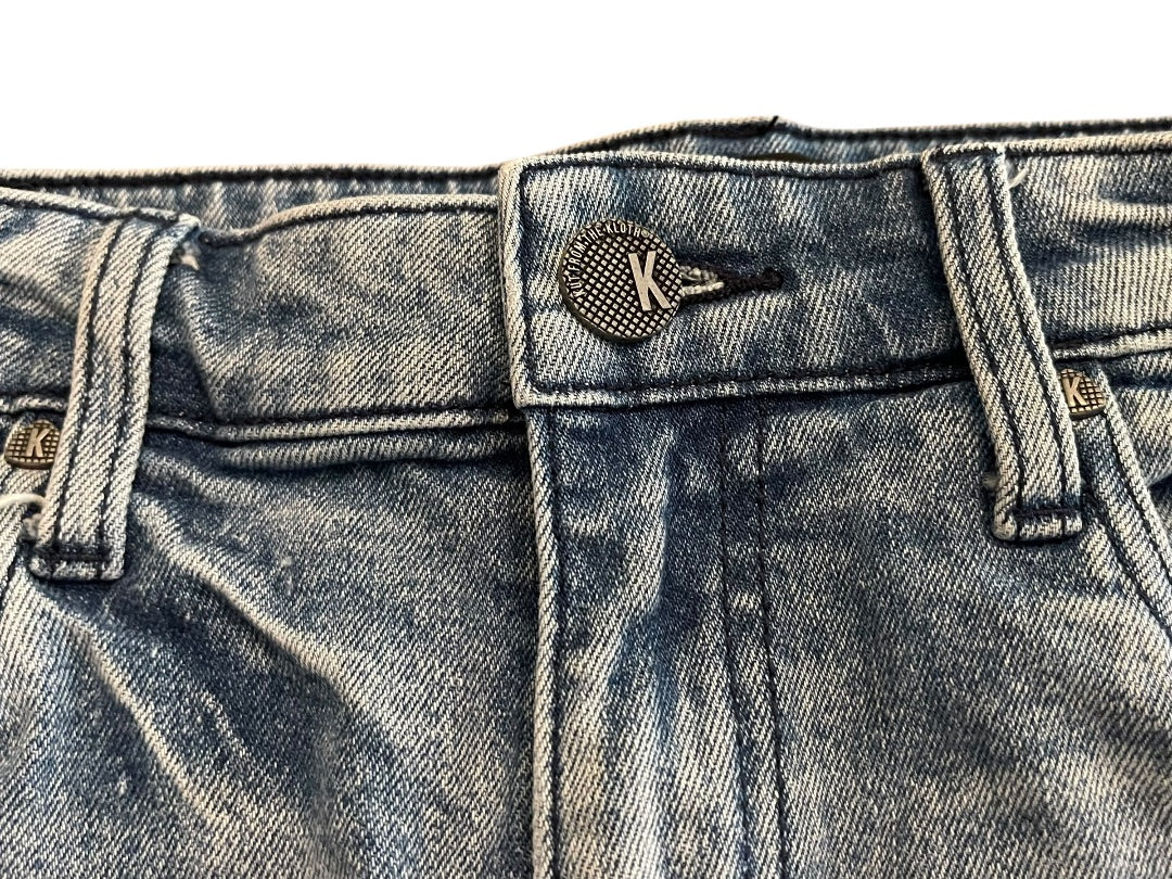Size 4 KUT From the Kloth Distressed Denim Jean Shorts Womens